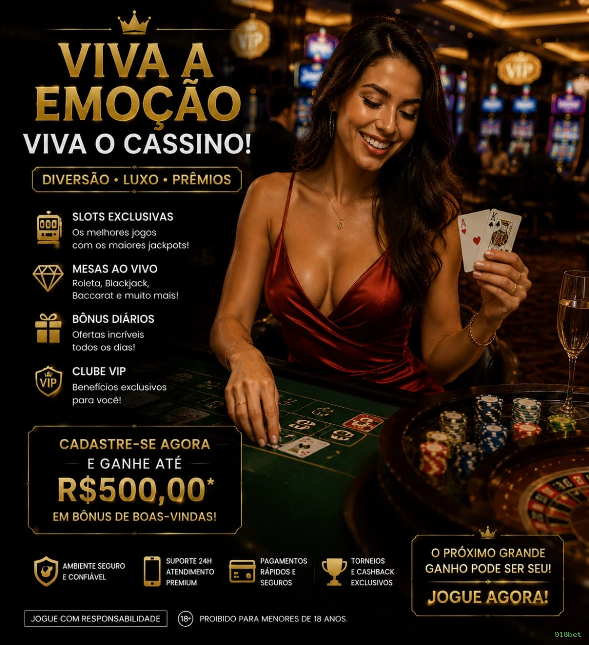 Programa VIP 918bet - benefícios exclusivos
